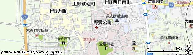 三重県伊賀市上野愛宕町1961周辺の地図