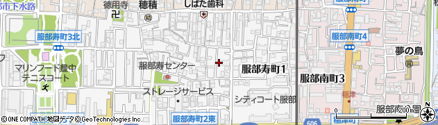 大阪府豊中市服部寿町2丁目14の地図 住所一覧検索 地図マピオン