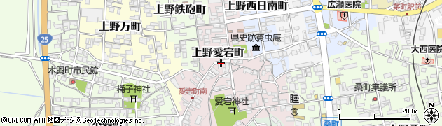 三重県伊賀市上野愛宕町周辺の地図