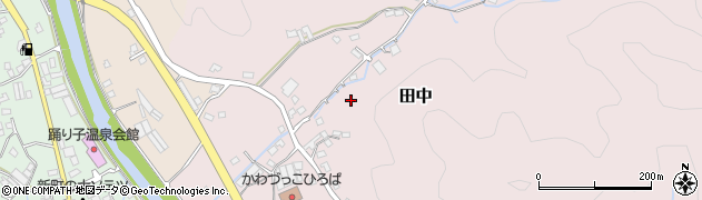 静岡県河津町（賀茂郡）田中周辺の地図