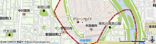 日商岩井グリーンサイドマンション周辺の地図