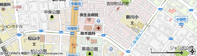 名古屋地方検察庁　豊橋支部周辺の地図