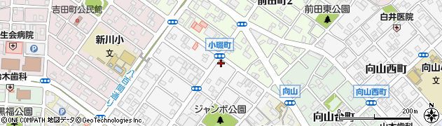 豊橋前田郵便局周辺の地図