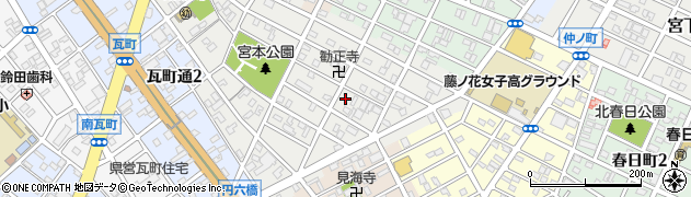 愛知県豊橋市大井町周辺の地図