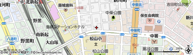 愛知県豊橋市東小田原町47周辺の地図