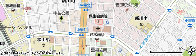 名古屋家庭裁判所豊橋支部周辺の地図