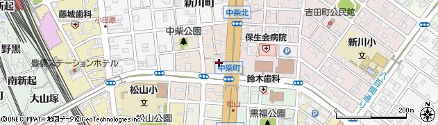 日本信託警備株式会社　豊橋支社周辺の地図