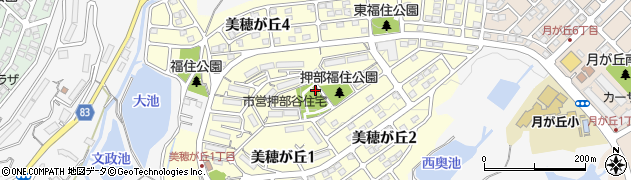 兵庫県神戸市西区美穂が丘周辺の地図
