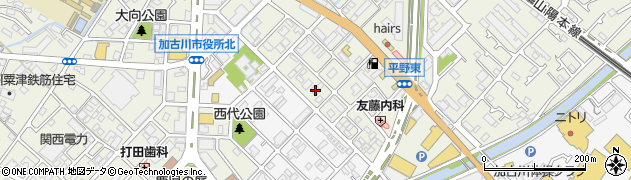 兵庫県加古川市加古川町平野435周辺の地図