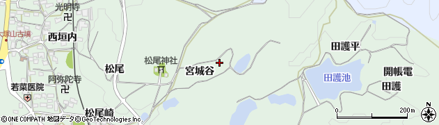 京都府木津川市山城町椿井（宮城谷）周辺の地図