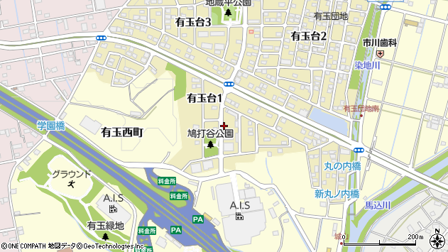 〒431-3126 静岡県浜松市中央区有玉台の地図