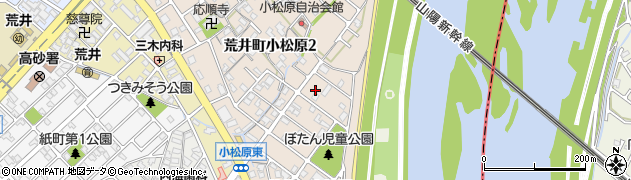 兵庫県高砂市荒井町小松原1丁目周辺の地図
