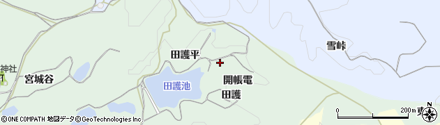 京都府木津川市山城町椿井（開帳電）周辺の地図