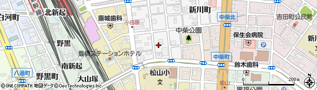 愛知県豊橋市東小田原町51周辺の地図