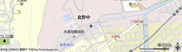 兵庫県赤穂市北野中382-55周辺の地図