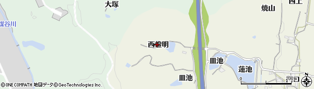 京都府精華町（相楽郡）南稲八妻（西燈明）周辺の地図