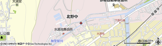 兵庫県赤穂市北野中382-57周辺の地図