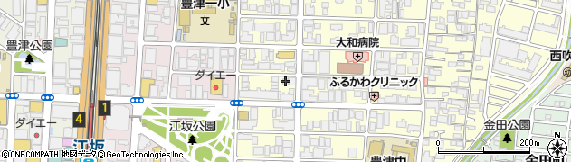 エレガントビジネス江坂周辺の地図