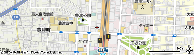 株式会社木下工務店　大阪支店周辺の地図