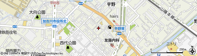 兵庫県加古川市加古川町平野462周辺の地図