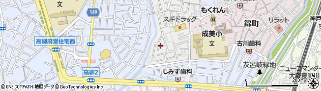 大阪府寝屋川市成美町23周辺の地図