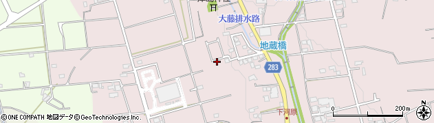 静岡県磐田市大久保436周辺の地図
