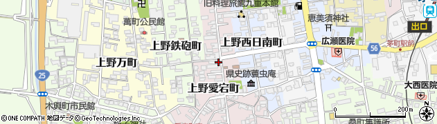 三重県伊賀市上野愛宕町1938周辺の地図