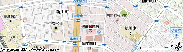 愛知県豊橋市大国町周辺の地図