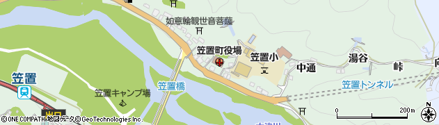 京都府相楽郡笠置町周辺の地図