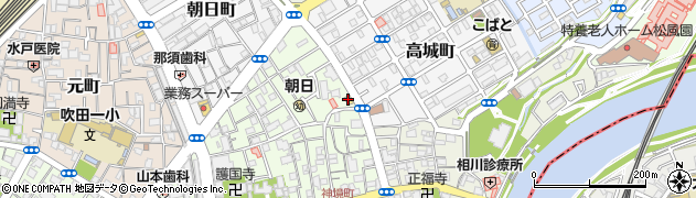 デイリーヤマザキ吹田高浜店周辺の地図