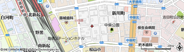 愛知県豊橋市東小田原町周辺の地図