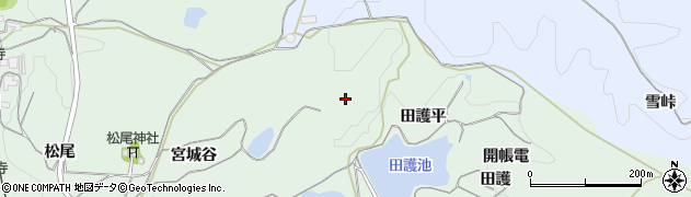 京都府木津川市山城町椿井（田護平）周辺の地図