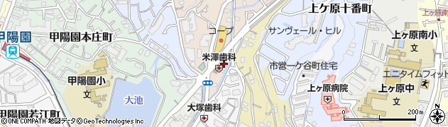 尼崎信用金庫新甲陽出張所周辺の地図