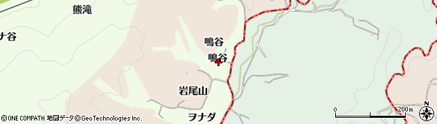 京都府木津川市加茂町北（鳴谷）周辺の地図