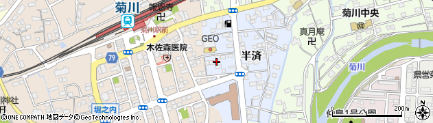 静岡県菊川市半済1868周辺の地図