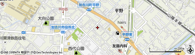 兵庫県加古川市加古川町平野451周辺の地図