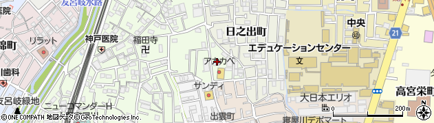 ドラッグ・アカカベ　木田町店周辺の地図