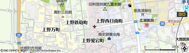 三重県伊賀市上野愛宕町1932周辺の地図