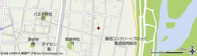 静岡県浜松市中央区豊西町周辺の地図
