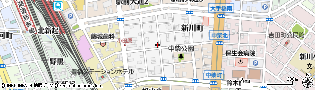 愛知県豊橋市東小田原町55周辺の地図