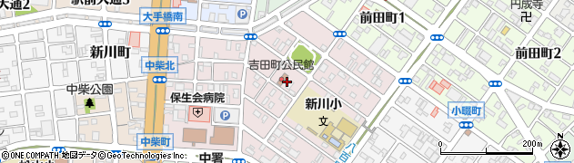 吉田町公民館周辺の地図