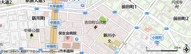 吉田町公民館周辺の地図