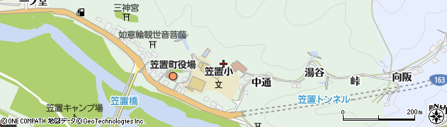 京都府笠置町（相楽郡）笠置（上津）周辺の地図