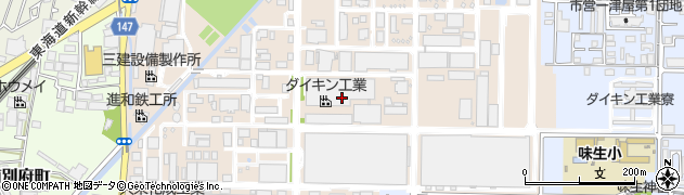 ダイキン福祉サービス株式会社　淀川営業所周辺の地図