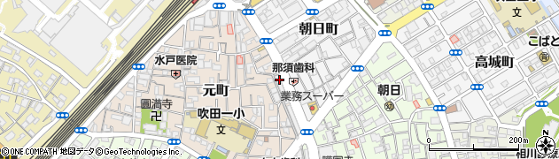 さんきゅう水産 吹田店周辺の地図