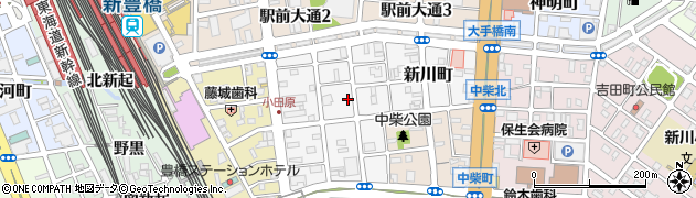 愛知県豊橋市東小田原町62周辺の地図