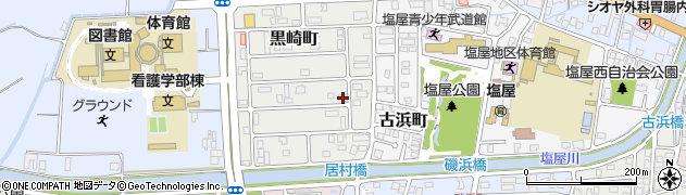 兵庫県赤穂市黒崎町63周辺の地図