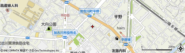 兵庫県加古川市加古川町平野414周辺の地図