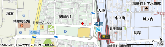 開智義塾祝園校周辺の地図