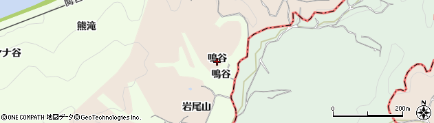 京都府木津川市加茂町山田（鳴谷）周辺の地図